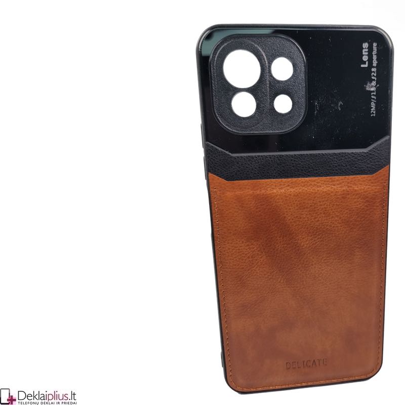 Delicate dėklas - rudas (Xiaomi Mi 11 Lite/11 Lite 5G Ne) Delicate dėklas - rudas (Xiaomi Mi 11 Lite/11 Lite 5G Ne)